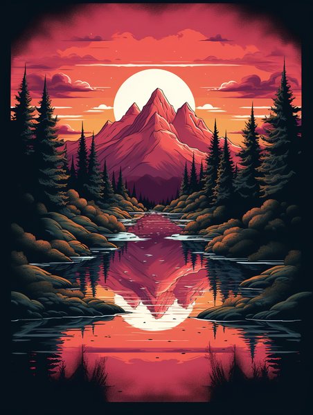 Ai Art 24 - AI Concept Art Screen Print T-Shirt & Hoodie