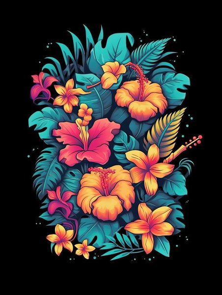 Ai Art 35 - AI Concept Art Screen Print T-Shirt & Hoodie