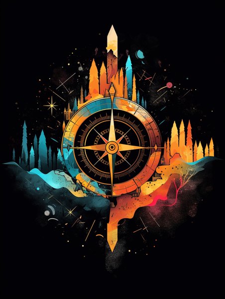 Ai Art 36 - AI Concept Art Screen Print T-Shirt & Hoodie