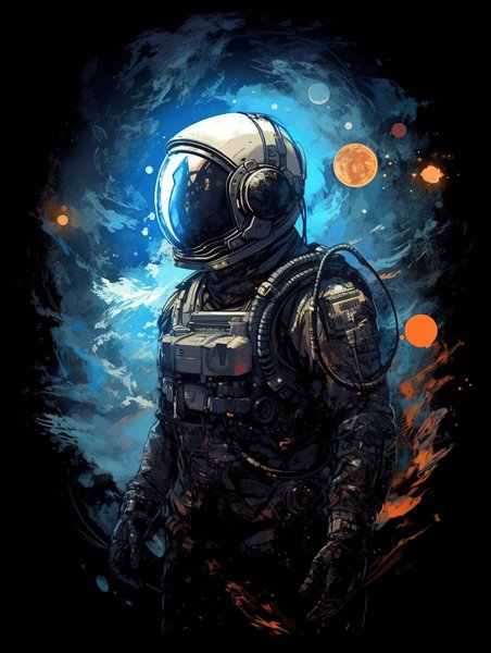 Ai Art 38 - AI Concept Art Screen Print T-Shirt & Hoodie