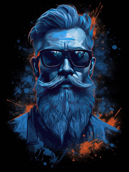 Ai Art 47 - AI Concept Art Screen Print T-Shirt & Hoodie