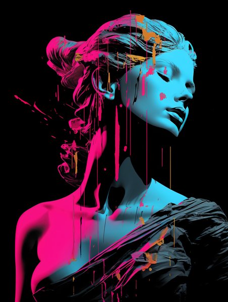 Ai Art 72 - AI Concept Art Screen Print T-Shirt & Hoodie