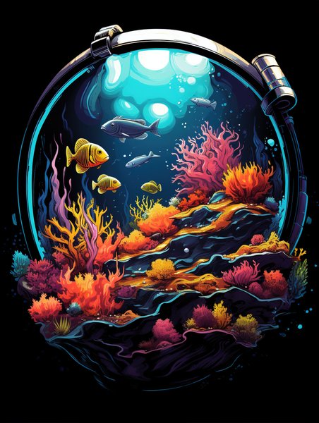 Ai Art 80 - AI Concept Art Screen Print T-Shirt & Hoodie