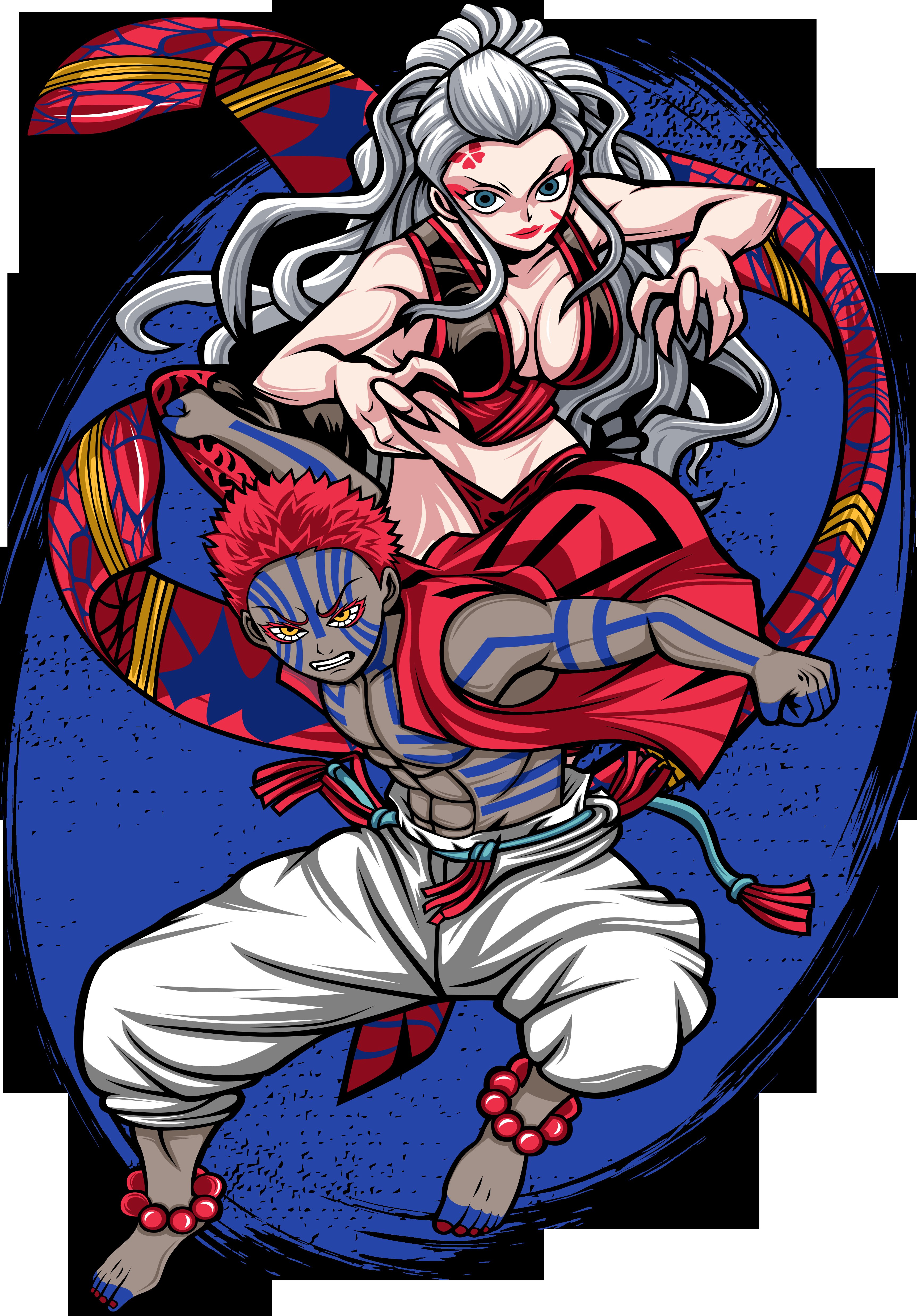 Inosuke Beast Strike - All Anime & Manga Screen Print T-Shirt & Hoodie