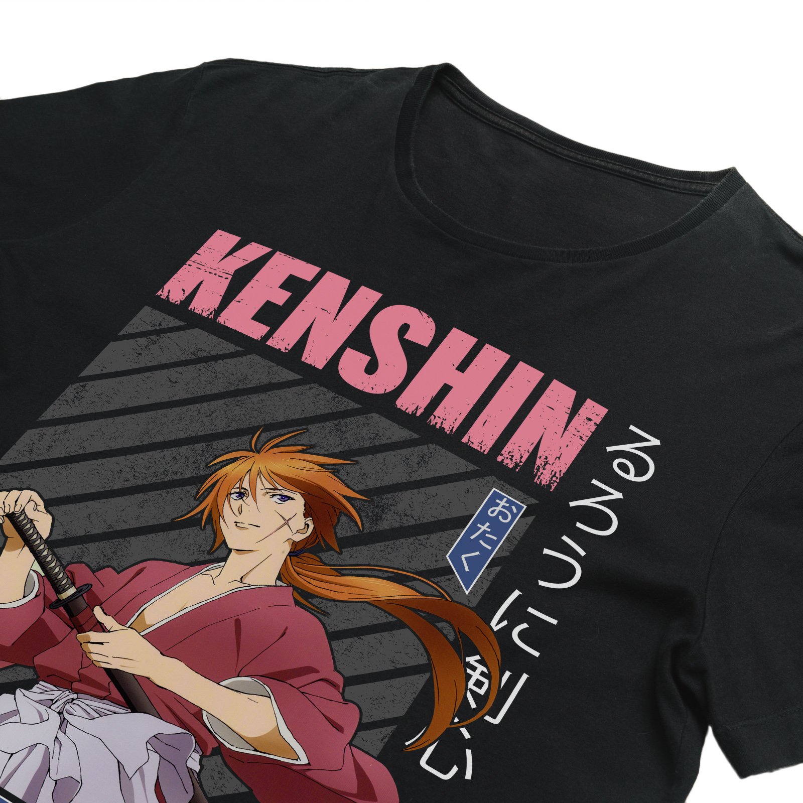 Battousai Slash Stance - Samurai X Screen Print T-Shirt & Hoodie