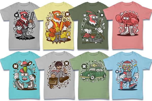 Cartoons & Toons #100 - Cartoons & Toons Screen Print T-Shirt & Hoodie