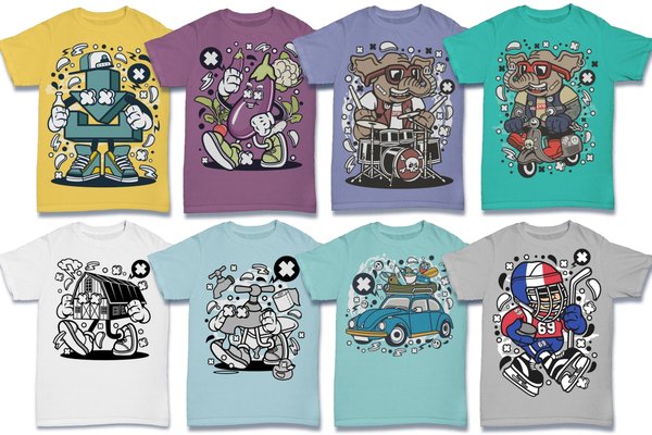 Cartoons & Toons #105 - Cartoons & Toons Screen Print T-Shirt & Hoodie