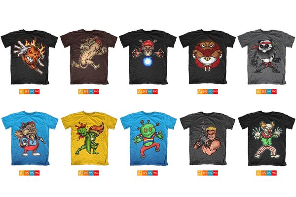 Cartoons & Toons #40 - Cartoons & Toons Screen Print T-Shirt & Hoodie