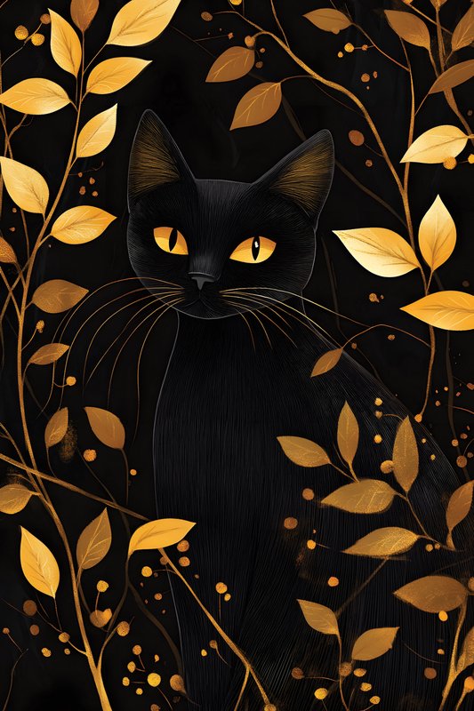 Cats Art #120 - Cats Art Screen Print T-Shirt & Hoodie