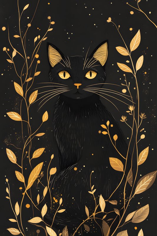 Cats Art #121 - Cats Art Screen Print T-Shirt & Hoodie