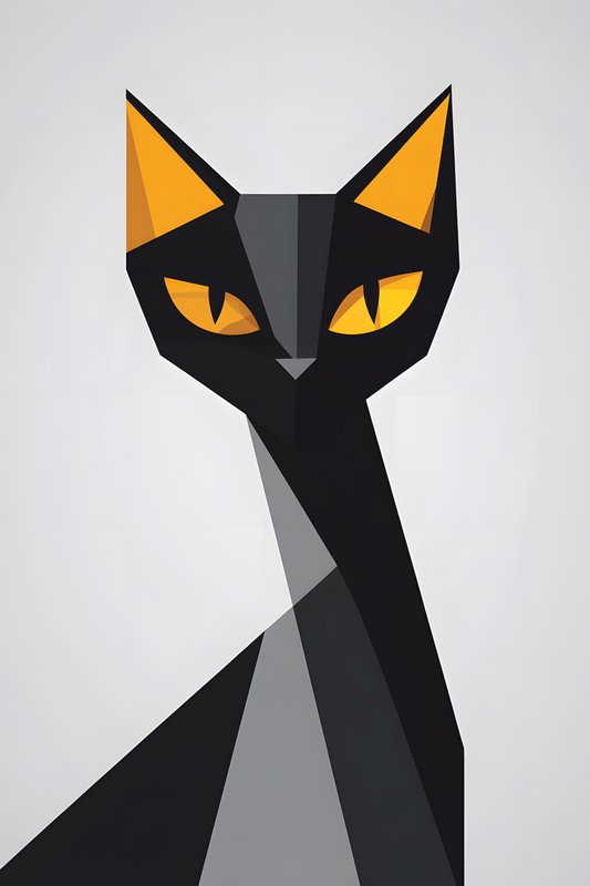 Cats Art #248 - Cats Art Screen Print T-Shirt & Hoodie
