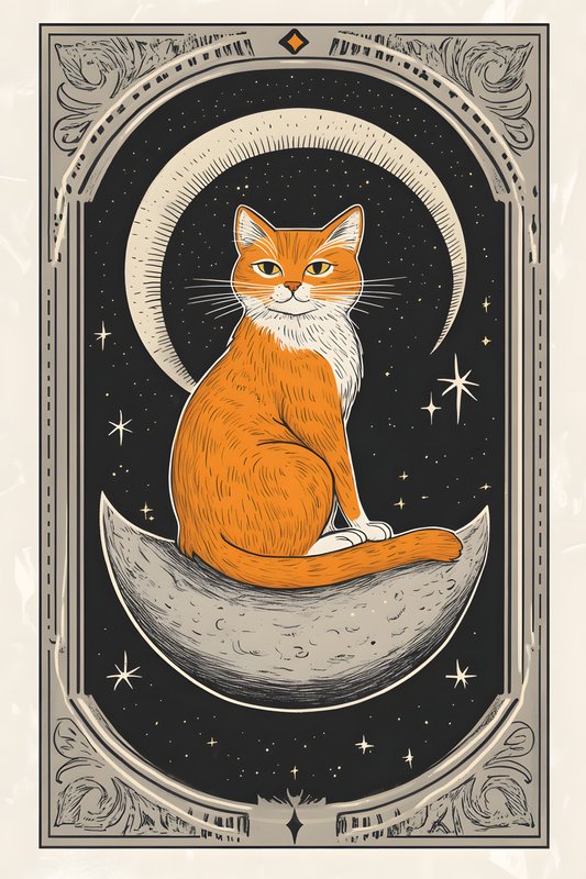 Cats Art #353 - Cats Art Screen Print T-Shirt & Hoodie
