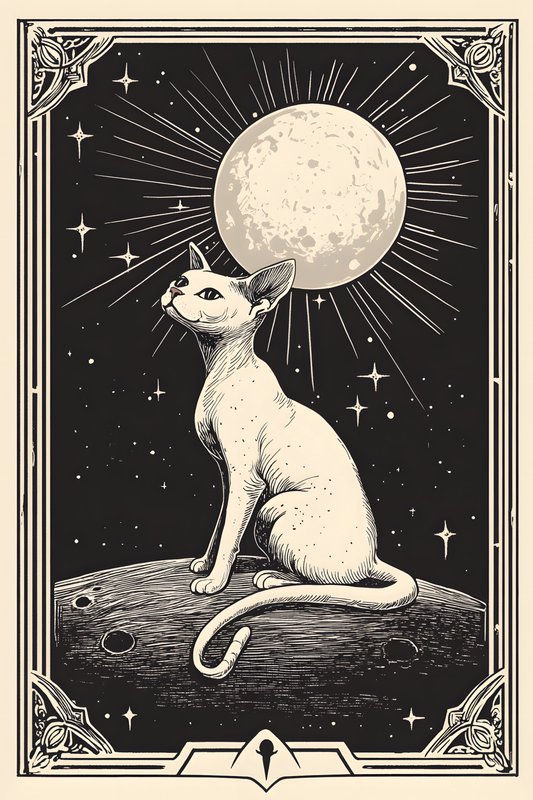 Cats Art #364 - Cats Art Screen Print T-Shirt & Hoodie
