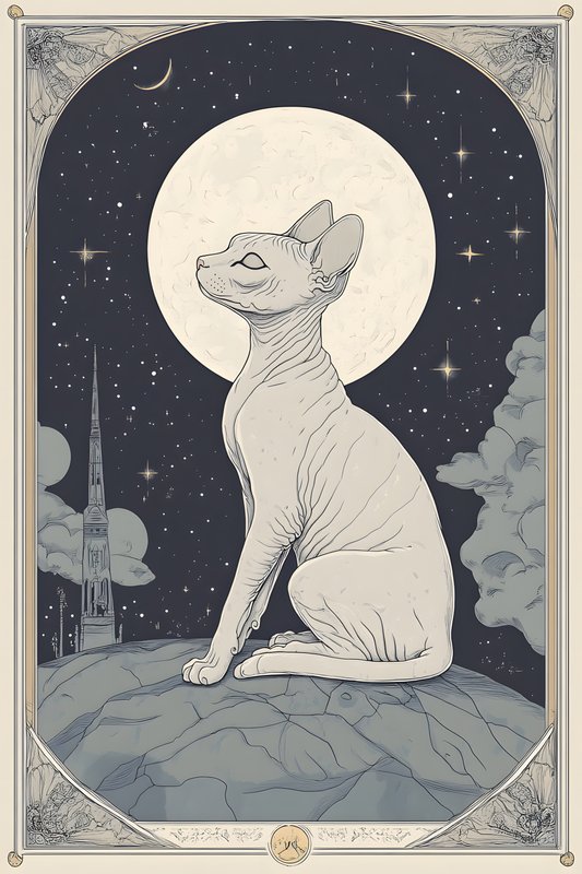 Cats Art #365 - Cats Art Screen Print T-Shirt & Hoodie