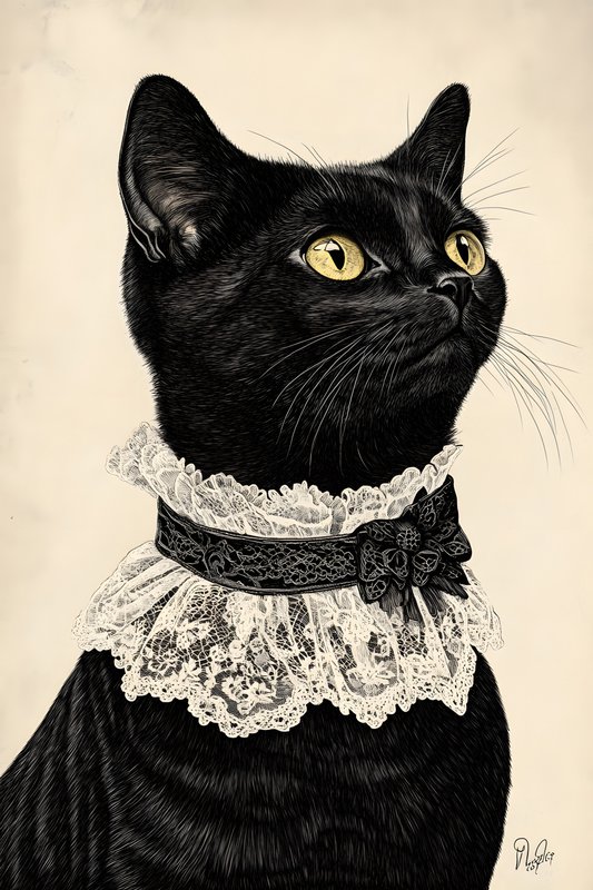Cats Art #57 - Cats Art Screen Print T-Shirt & Hoodie