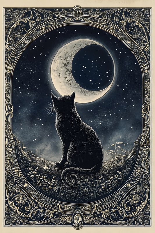 Cats Art #90 - Cats Art Screen Print T-Shirt & Hoodie