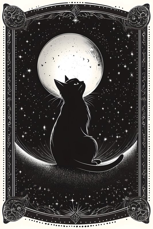 Cats Art #97 - Cats Art Screen Print T-Shirt & Hoodie