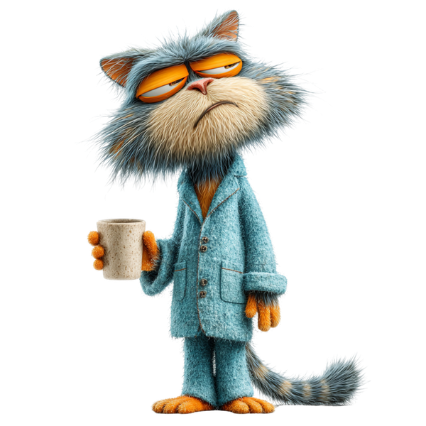 Coffee Cat #131 - Coffee Cats Screen Print T-Shirt & Hoodie