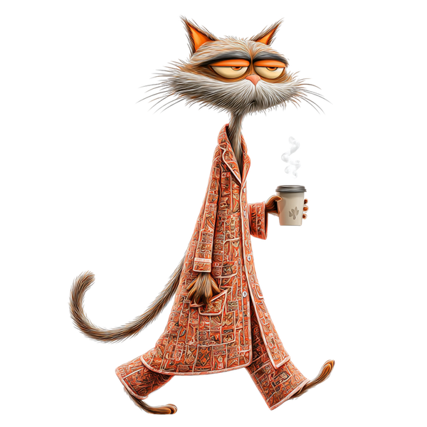 Coffee Cat #136 - Coffee Cats Screen Print T-Shirt & Hoodie