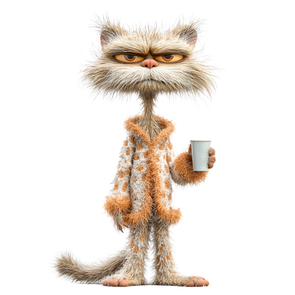 Coffee Cat #141 - Coffee Cats Screen Print T-Shirt & Hoodie