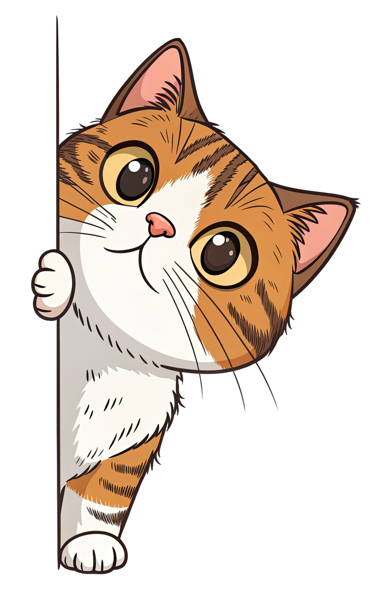 Peeking Exotic Shorthair Cat - All Cats Screen Print T-Shirt & Hoodie