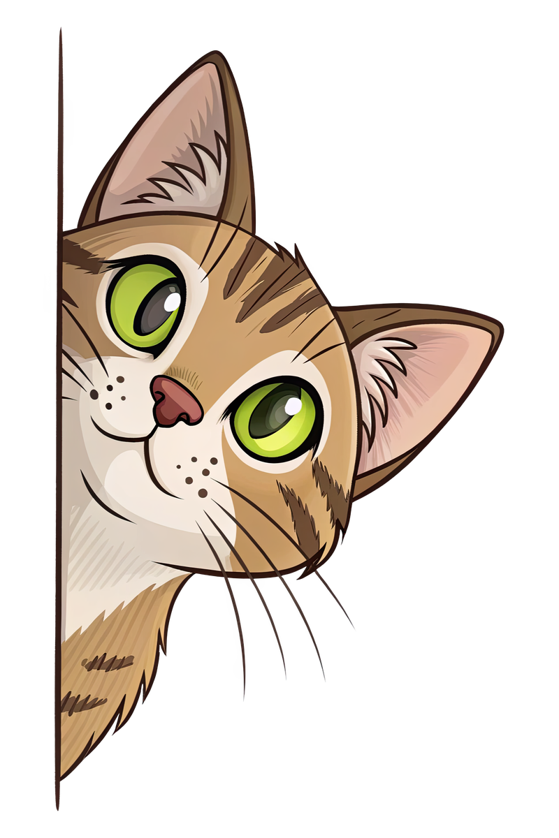 Peeking Sokoke Cat - All Cats Screen Print T-Shirt & Hoodie