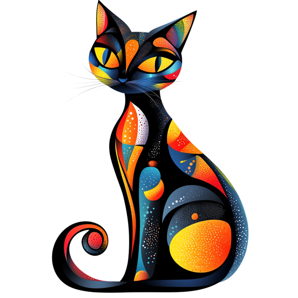Quirky Cat 1 #117 - All Cats Screen Print T-Shirt & Hoodie