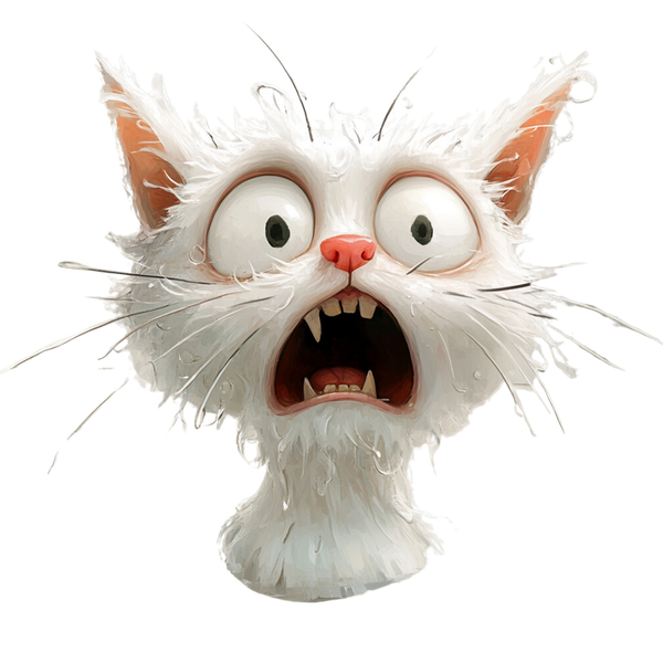 Quirky Cat 1 #150 - All Cats Screen Print T-Shirt & Hoodie