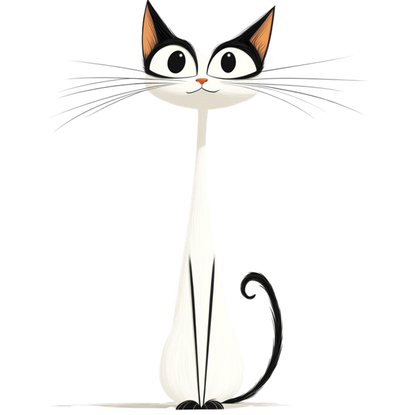 Quirky Cat 1 #56 - All Cats Screen Print T-Shirt & Hoodie