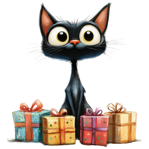 Quirky Cat 2 #33 - All Cats Screen Print T-Shirt & Hoodie