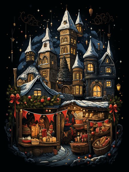 Christmas & Holiday #2 - Christmas & Holiday Screen Print T-Shirt & Hoodie