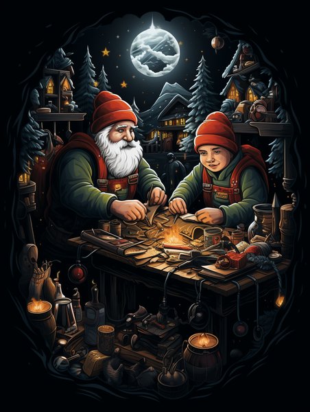 Christmas & Holiday #274 - Christmas & Holiday Screen Print T-Shirt & Hoodie