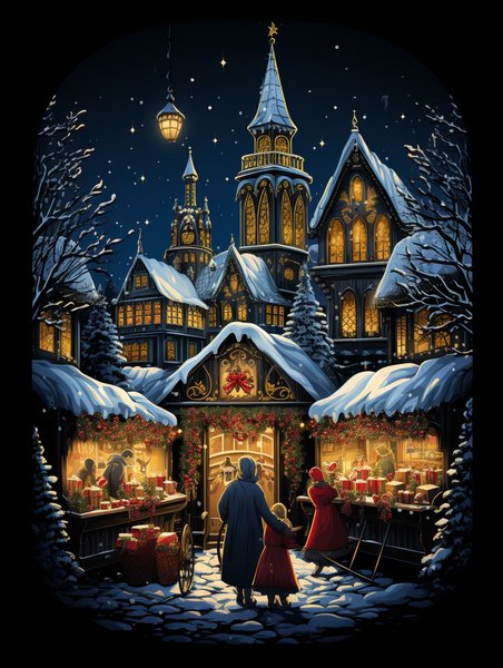 Christmas & Holiday #3 - Christmas & Holiday Screen Print T-Shirt & Hoodie