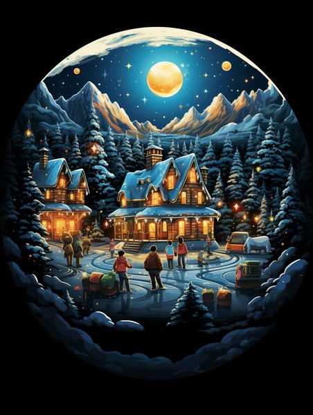 Christmas & Holiday #307 - Christmas & Holiday Screen Print T-Shirt & Hoodie