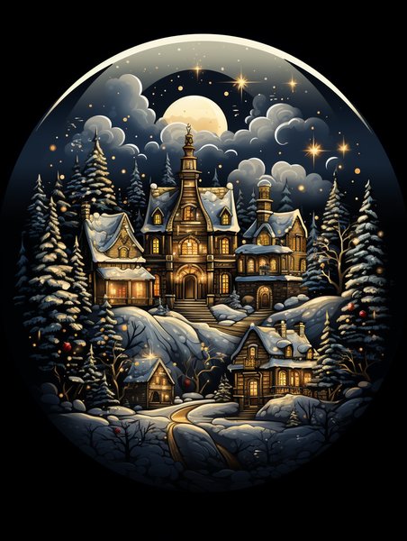 Christmas & Holiday #345 - Christmas & Holiday Screen Print T-Shirt & Hoodie