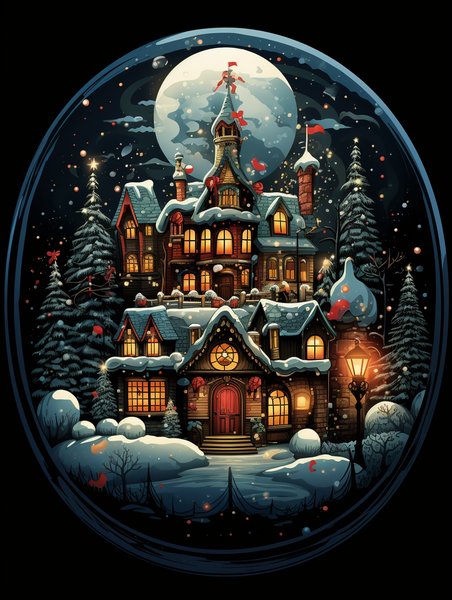 Christmas & Holiday #346 - Christmas & Holiday Screen Print T-Shirt & Hoodie