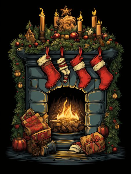 Christmas & Holiday #5 - Christmas & Holiday Screen Print T-Shirt & Hoodie