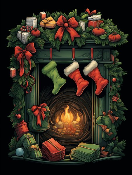 Christmas & Holiday #7 - Christmas & Holiday Screen Print T-Shirt & Hoodie