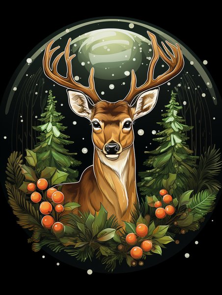 Christmas & Holiday #9 - Christmas & Holiday Screen Print T-Shirt & Hoodie