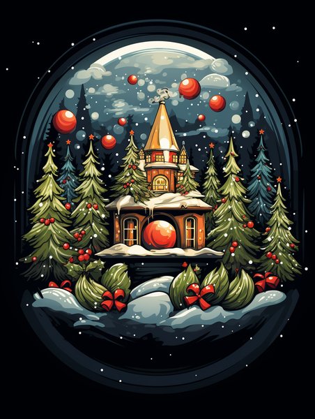 Christmas & Holiday #91 - Christmas & Holiday Screen Print T-Shirt & Hoodie