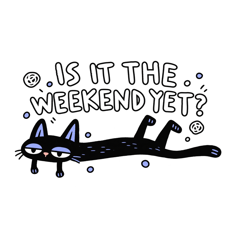 Almost Friday - Cool Designz Screen Print T-Shirt & Hoodie