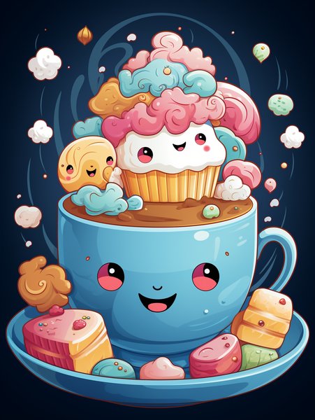 A Delightful Little Teacup Wi - Cute & Kawaii Screen Print T-Shirt & Hoodie