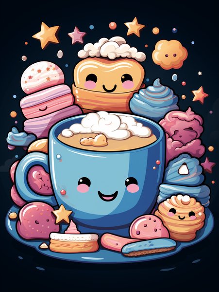A Delightful Little Teacup Wi - Cute & Kawaii Screen Print T-Shirt & Hoodie