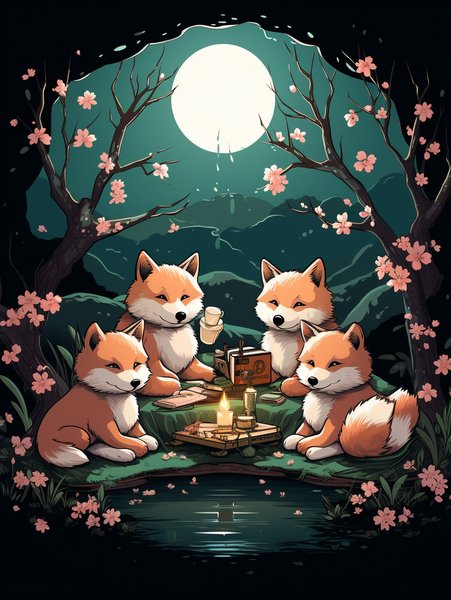 A Group Of Baby Animals Havin - Cute & Kawaii Screen Print T-Shirt & Hoodie