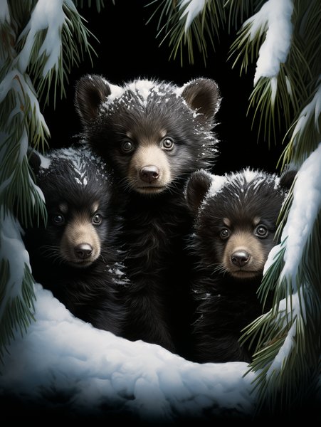 A Group Of Tiny Cuddly Bear C - Cute & Kawaii Screen Print T-Shirt & Hoodie