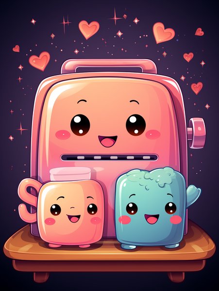 A Kawaii Style Adorable Littl - Cute & Kawaii Screen Print T-Shirt & Hoodie