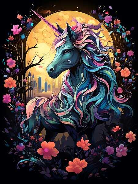 A Small Enchanted Unicorn Wit - Cute & Kawaii Screen Print T-Shirt & Hoodie