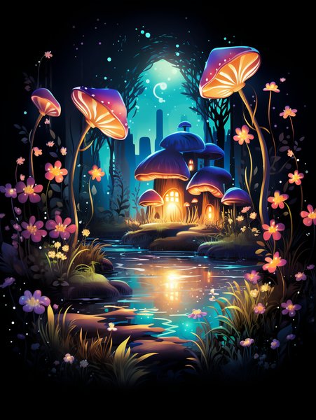 A Sweet Little Fairy Garden W - Cute & Kawaii Screen Print T-Shirt & Hoodie