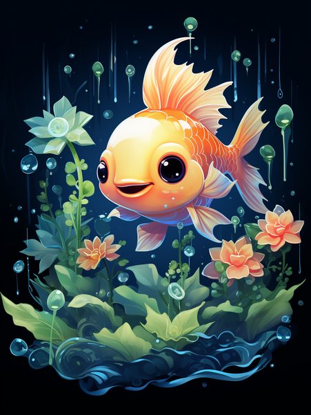 A Tiny Bubbly Aquarium With S - Cute & Kawaii Screen Print T-Shirt & Hoodie