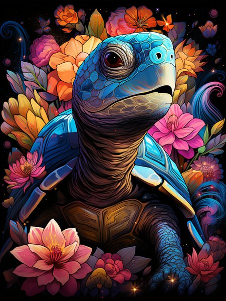 A Tiny Delightful Turtle Wear - Cute & Kawaii Screen Print T-Shirt & Hoodie